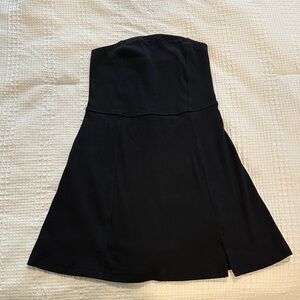 American Eagle Outfitters Black Strapless Dress